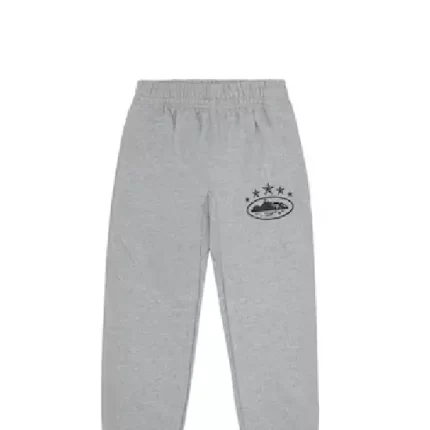 Corteiz 5 Starz Alcatraz Sweatpants Grey