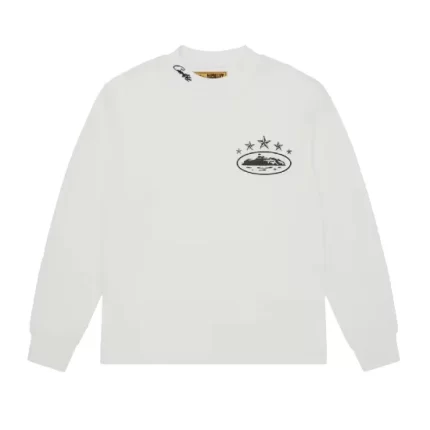 Corteiz 5Starz Alcatraz Sweatshirt White