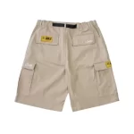 Corteiz Alcatraz Cargo Shorts Beige