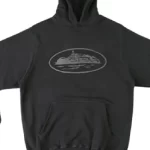 Corteiz Alcatraz Hoodie Black