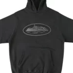 Corteiz Alcatraz Hoodie Black