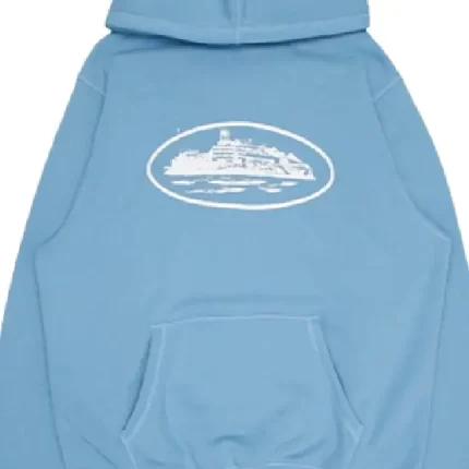 Corteiz Alcatraz Hoodie Blue