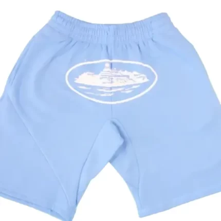 Corteiz Alcatraz Shorts Baby Blue