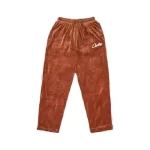 Corteiz Allstarz VVS Velour Sweatpants Brown