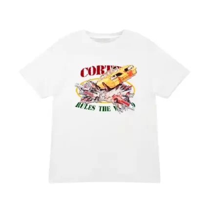 Corteiz Car Crash T-Shirt White