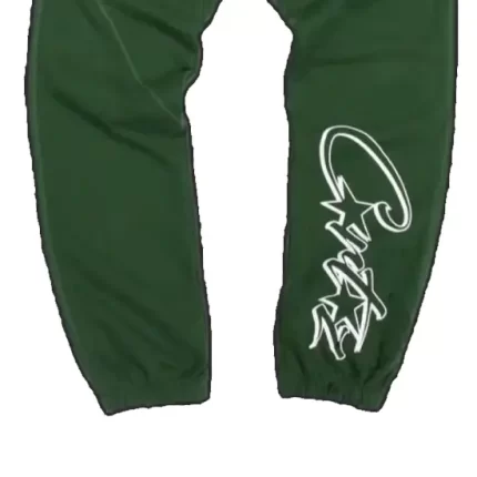 Corteiz Dropout Jogging Pants Green