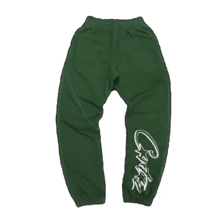 Corteiz Dropout Jogging Pants Green