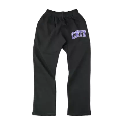 Corteiz Dropout Sweatpants Black/Purple