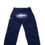 Corteiz Guerillaz Cargo Pants Navy