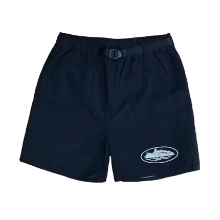 Corteiz Nylon Litework Shorts Black