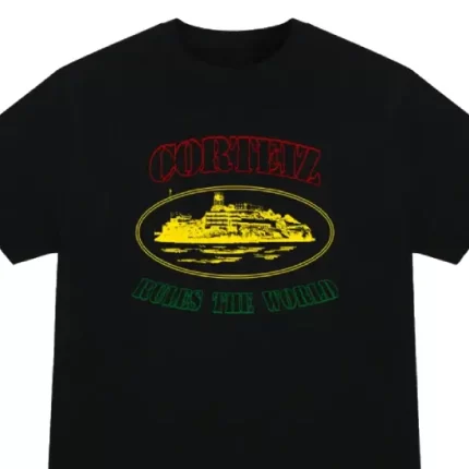 Corteiz OG Carni Alcatraz T-Shirt Black