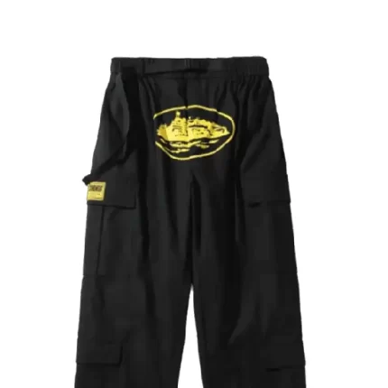 Corteiz Purp Guerillaz Cargos Black/Yellow