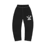 Corteiz RTW College Sweatpants Black