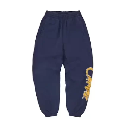 Corteiz Satin Applique Allstarz Joggers Navy