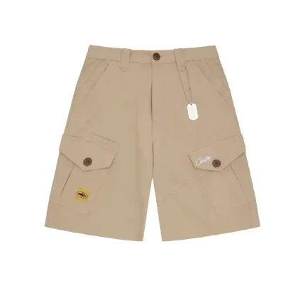 Corteiz Storm Cargo Shorts Beige