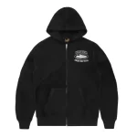 Corteiz Superior V2 Zip-Up Hoodie Black