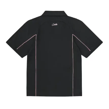 Corteiz Talismo Football T-Shirt Black/Pink