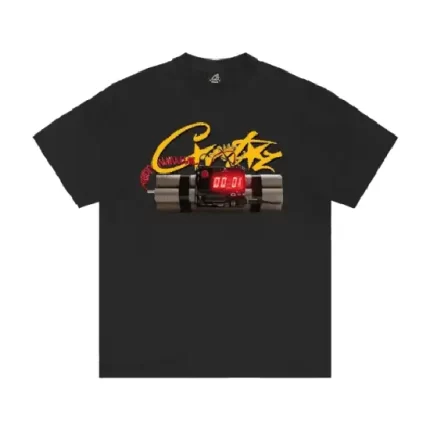 Corteiz Times Up T-Shirt Black