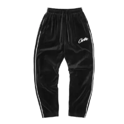 Corteiz VVS Velvet Sweatpants Black