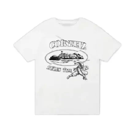 Corteiz Web Alcatraz Tee *New Blank* White